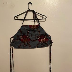 Tie up crop top